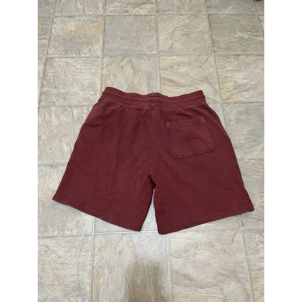 The North Face Garment Dye Gym Sweat Shorts Men’s Size Small Cordovan Burgundy